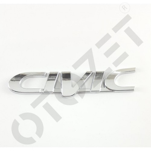 Honda Civic Bagaj Yazısı 125 mm - 25 mm 1996 - 2000