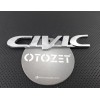 Honda Civic Bagaj Yazısı 125 mm - 25 mm 1996 - 2000