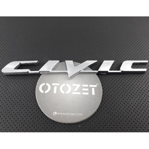 Honda Civic Bagaj Yazısı 175 - 25 mm 2000 - 2012