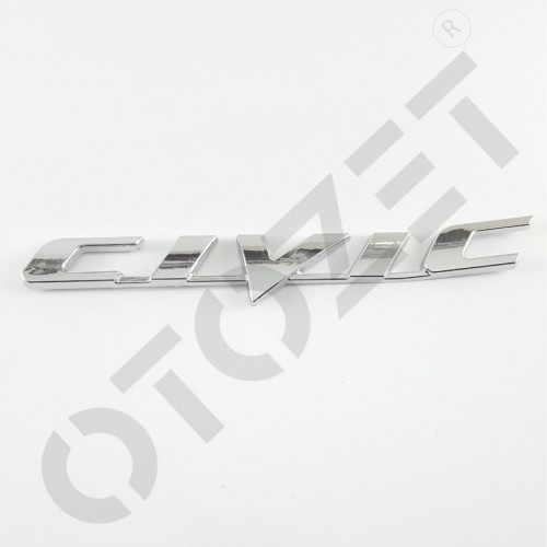 Honda Civic Bagaj Yazısı 175 - 25 mm 2000 - 2012