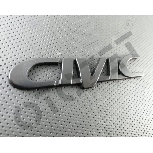Honda Civic Arka Bagaj Yazısı Siyah Çift Taraflı Bantlı
