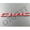 Honda Civic Arka Bagaj Yazısı Kırmızı 2012 Sonrası