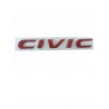 Honda Civic Arka Bagaj Yazısı Kırmızı 2012 Sonrası