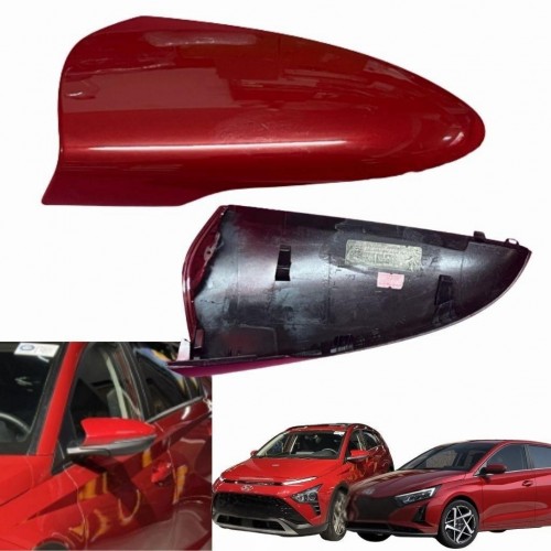 Hyundai İ20 Ayna Kapağı Sol Sürücü Tarafı Kırmızı Renkli 2020+