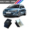VW Golf MK5 Cam Düğme Kapağı 2 Adetli Set 2003 - 2009
