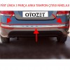Otozet - Fiat Linea Arka Tampon Çıta Takımı Nikelajlı 3 Parçalı Set