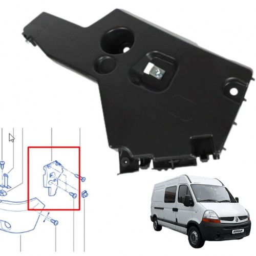 Renault Master 2 Sol Ön Tampon Braketi 2003 - 2010