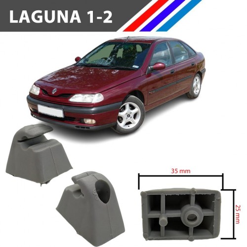 Laguna 1-2 Güneşlik Ayağı Gri Renk 2 Adetli Set 1997 - 2008