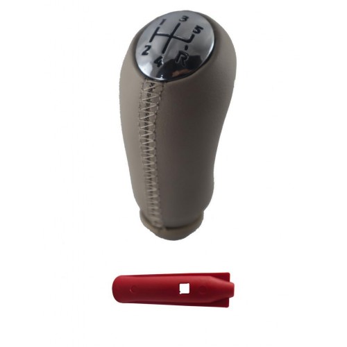 Megane 2 Bej Renk Deri Vites Topuzu 5 İleri