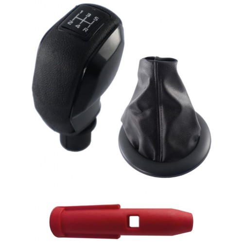 OTOZET Megane 2 Spor Vites Topuzu ve Vites Körüğü Siyah Renk Detaylı