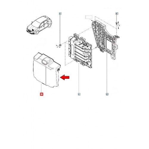 Renault Talisman Enjeksiyon Beyin Muhafaza Kapağı 237065517R