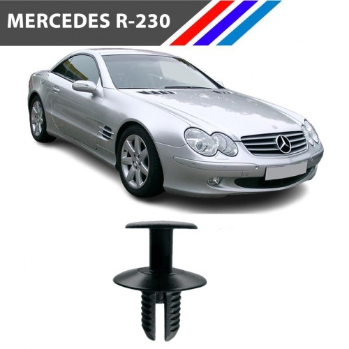 Mercedes R-230 SL Class Davlumbaz Klipsi