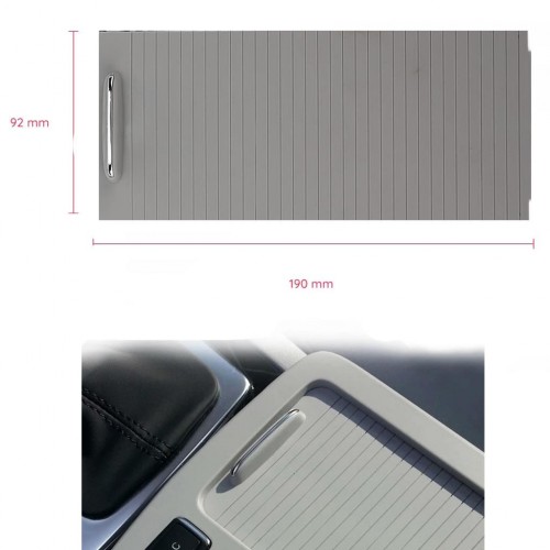 Mercedes W204 E W207 W212 Orta Konsol Sürgüsü Bardaklık Perdesi Gri Renk