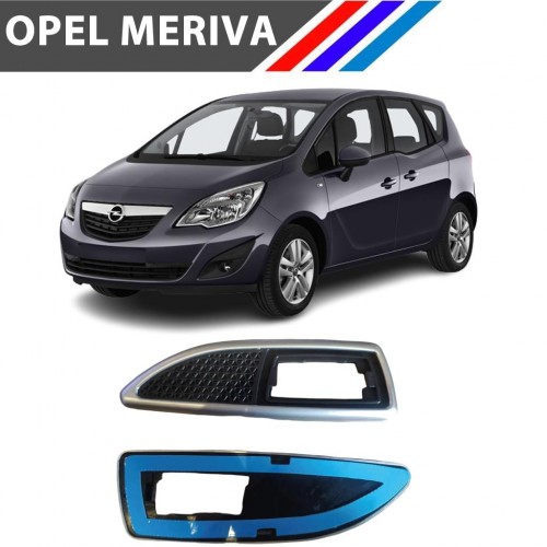 OTOZET Opel Meriva Çamurluk Sinyal Çerçevesi Takım Krom Siyah
