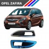 OTOZET Opel Zafira Çamurluk Sinyal Çerçevesi Takım Krom Siyah