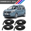 Otozet - Dacia Dokker Ön ve Arka Kapı Fitili 4 Adetli Set  2012 - 2019