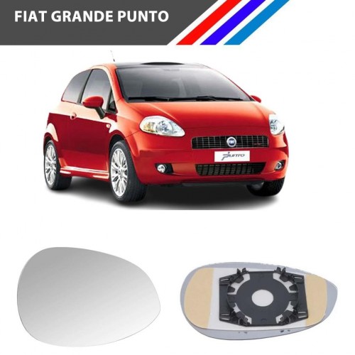Otozet - Fiat Grande Punto Sol Dış Ayna Camı Sürücü Tarafı Mekanik Tip 2005 Sonrası