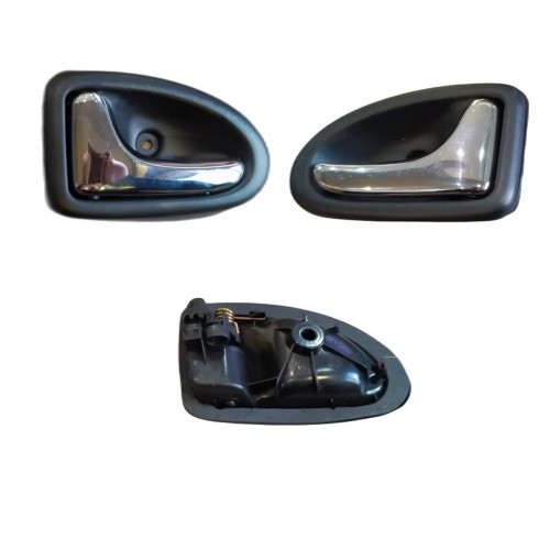 OTOZET Megane 1 İç Açma Kolu 4 Adetli Set Parlak Krom Detaylı