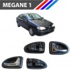 OTOZET Megane 1 İç Açma Kolu 4 Adetli Set Parlak Krom Detaylı