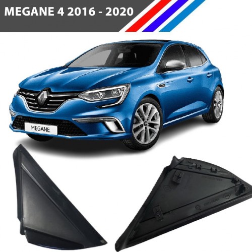 Otozet Megane 4 Kelebek Camı Üçgen Bakaliti Sağ Taraf Siyah Renk Yolcu Tarafı
