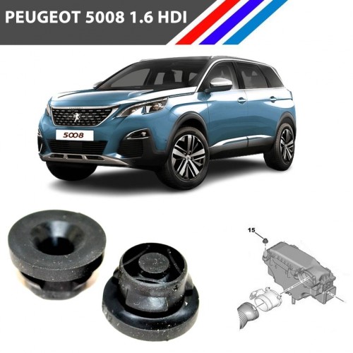 Otozet Peugeot 5008 1.6 HDI Hava Filtre Kutu Lastiği 2 Adetli Takım 1422A3