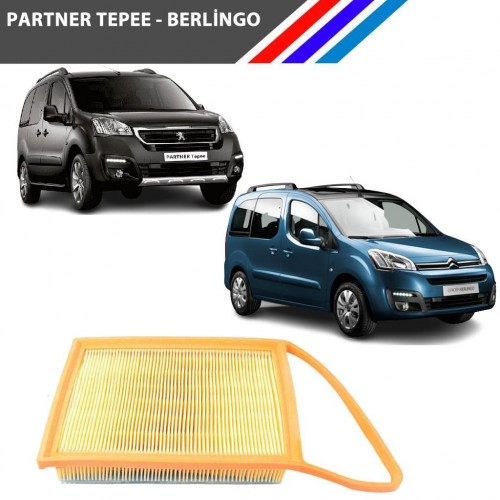 Otozet Partner Tepee - Citroen Berlingo 1.6 HDI Hava Filtresi Yerli 2008-2017 1444TV