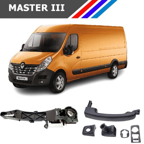 Renault Master III Sol Ön Dış Açma Kolu ve İç Mekanizması Takım 806079208R