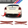 Otozet - Skoda Octavia Arka Tampon Reflektörü Sol ve Sağ Takım 2009-2012 1Z0945106