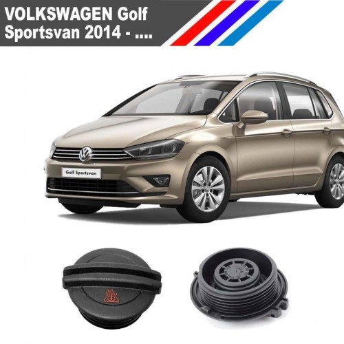 Otozet -VW Golf SportSvan Radyatör Yedek Su Depo Kapağı Yan Sanayi 2014 Sonrası