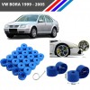 Otozet - VW Bora Bijon Civata Kapağı Mavi Renk 20 Adetli Set 17mm 1K06011739B9