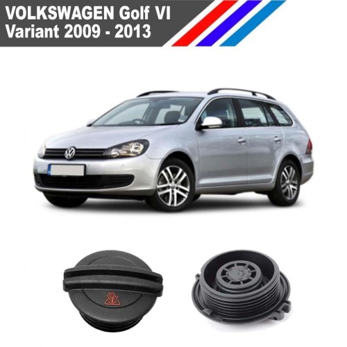 Otozet -VW Golf VI Variant Radyatör Yedek Su Depo Kapağı Yan Sanayi 2009 - 2013
