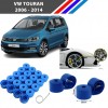 Otozet - VW Touran Bijon Civata Kapağı Mavi Renk 20 Adetli Set 17mm 1K06011739B9