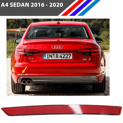 Audi A4 Sedan Arka Tampon Reflektörü Sol Taraf 2016 - 2020
