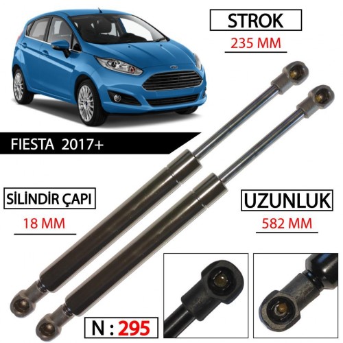 OTOZET Fiesta Bagaj Amortisörü Sağ Sol Takım 2017 Sonrası