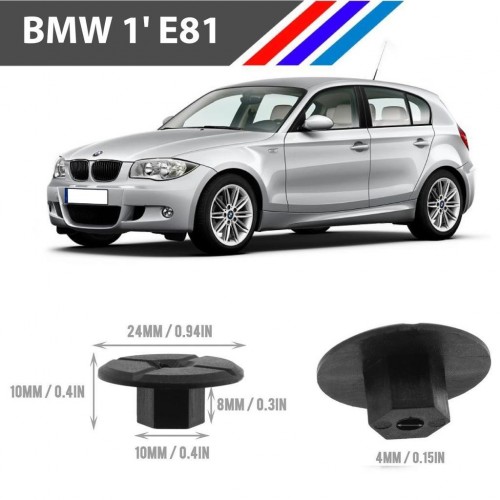 Bmw 1 E81 Tampon Davlumbaz Klipsi 51711958025