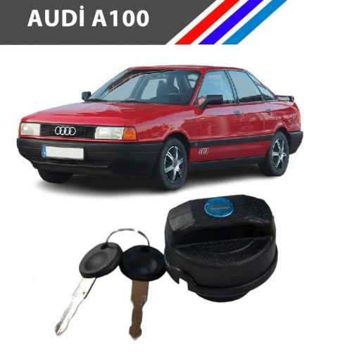 Audi A100 Yakıt Depo Kapağı Kilitli Yan Sanayi 1983  - 1994