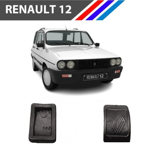 OTOZET Renault 12 Toros Fren - Debriyaj Pedal Lastiği 2 Adetli Takım
