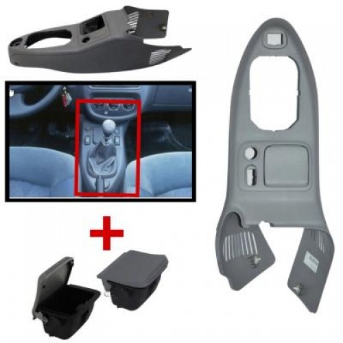 Renault Clio & Symbol 2001-2008 Gri Vites Konsolu Küllüklü
