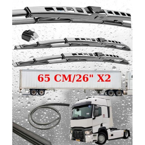 Renault T 380 Ön Silecek Süpürgesi Seti 65cm