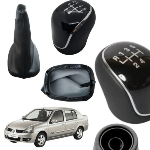 Renault Clio 2 Sedan Kasa Deri Kaplama Vites Topuzu ve Körüğü Takım