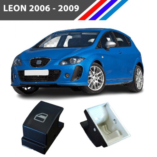 Seat Leon Cam Düğme Kapağı 2 Adetli Set 2006 - 2009