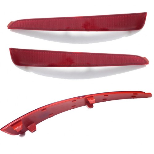 Skoda Octavia Arka Tampon Reflektörü Sol Sağ Takım 2013 - 2016