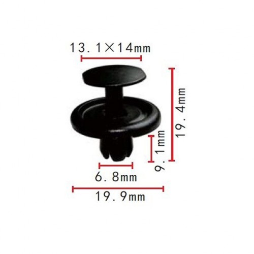 OTOZET Toyota Yaris Çamurluk Tampon Klipsi 50 Adetli Paket 9046707214