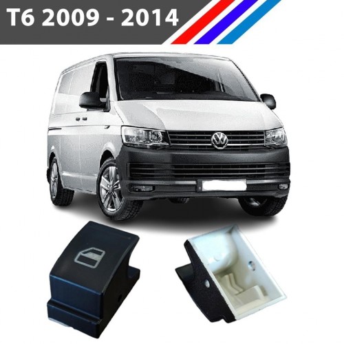 Transporter T6 Cam Düğme Kapağı 2 Adetli Set 2009 - 2014