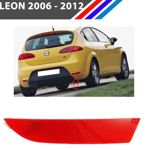 Seat Leon FR Arka Tampon Reflektörü Sağ Taraf 2006 - 2013