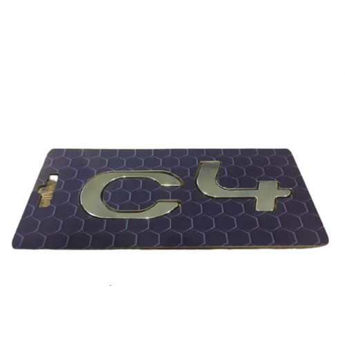 OTOZET Citroen C4 Yazısı Küçük Tip 88 mm - 30 mm