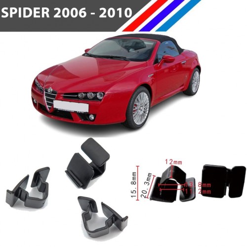 Alfa Romeo Spider Kaput İzalatör Klipsi 2006 - 2010