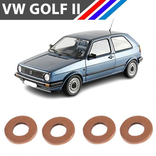 VW Golf II Diesel Enjektör Pulu Düz Tip 4 Adetli Set