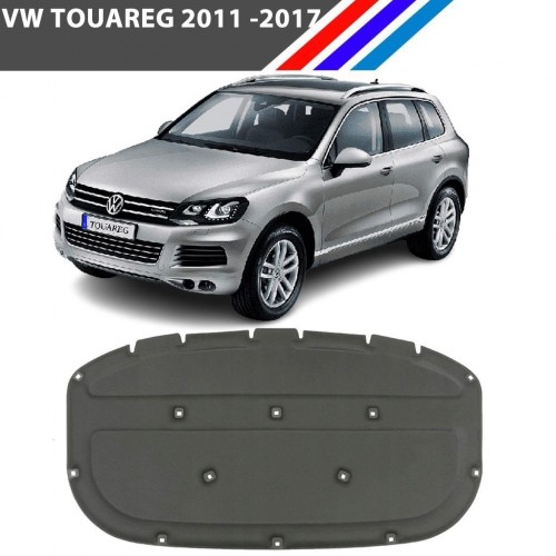 VW Touareg Motor Kaput İzolasyon Keçesi - Klipsli 2011 - 2017