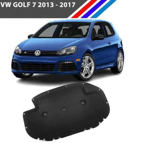 VW Golf 7 Motor Kaput İzolasyon Keçesi - Klipsli 2013 - 2017